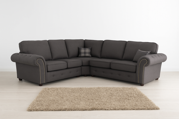 Galaxy Regent wool corner sofa fullback
