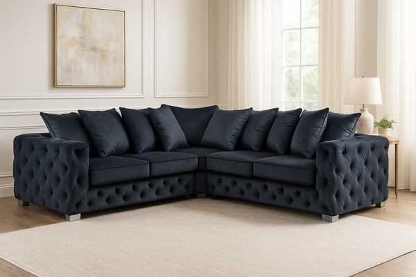 Royal chesterfield Large corner sofa