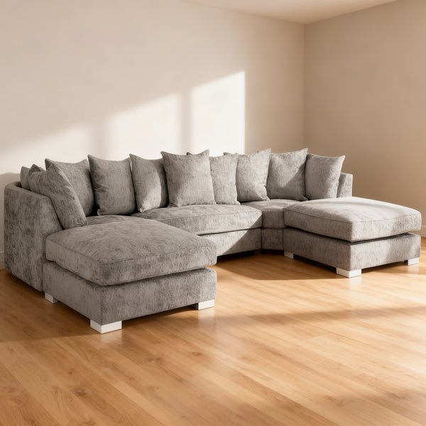Bishop Luxe U-Shape Sofa (Scatter Back)